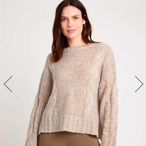 Splendid cashblend cable knit sweater BRAND NEW